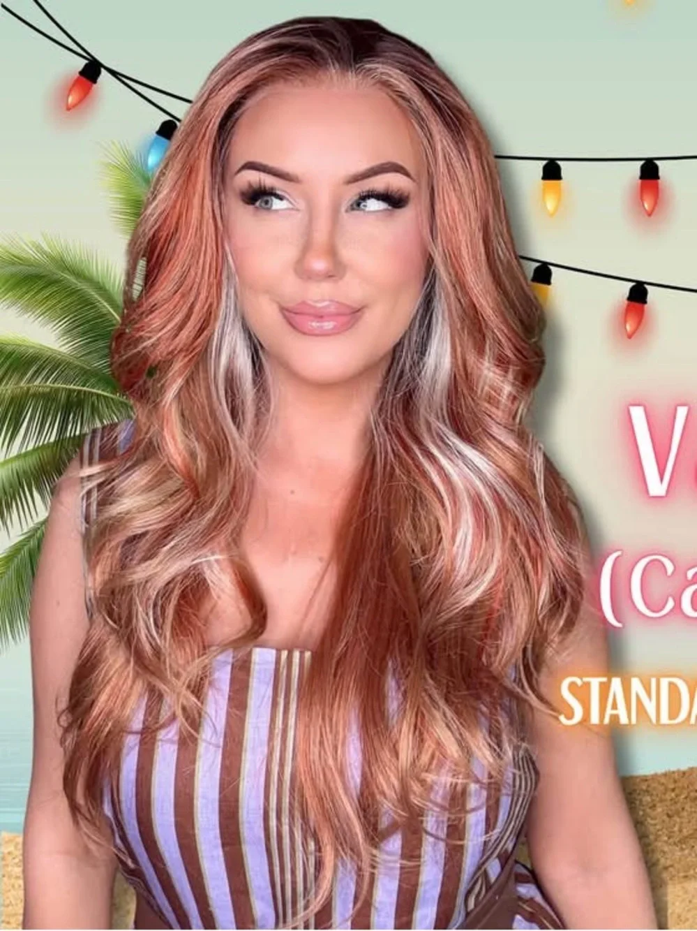 Chelsey smith crowns Vanessa carrot cake wig